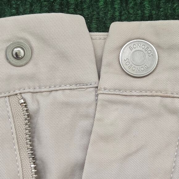 Bonobos Men’s Chinos. Khaki. Size 35/34 - Picture 5 of 6